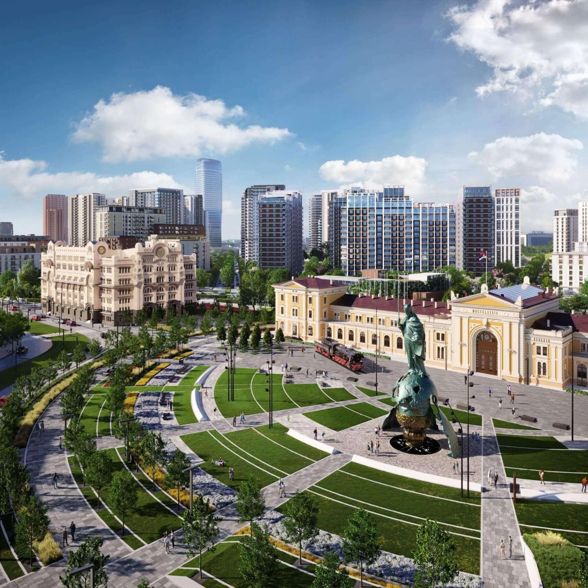 Central Square Apartments Белград Экстерьер фото